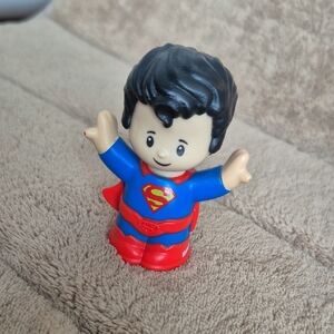 Little People Superman Superhero Action Figure Toy - Blue and Red